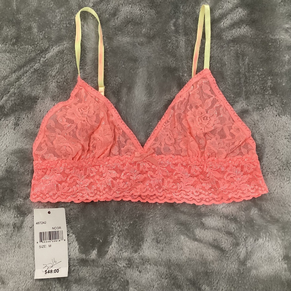 Hanky Panky Shimmer MEDIUM Lace Bralette
